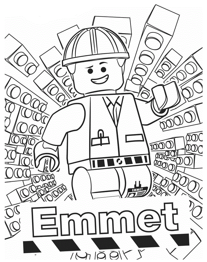 Coloriage Dessin Lego 19 - Lego à imprimer