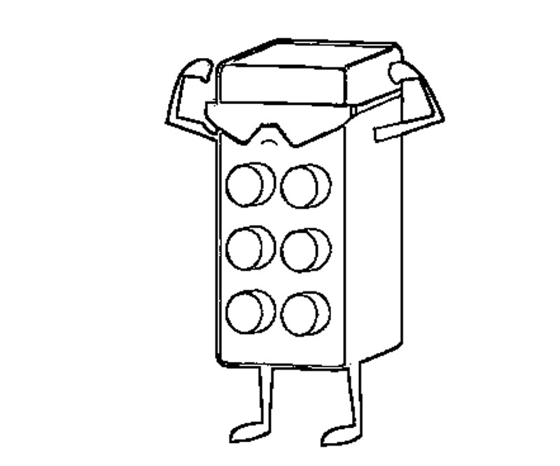 Coloriage Créature Lego fantastique et détaillée - Lego à imprimer