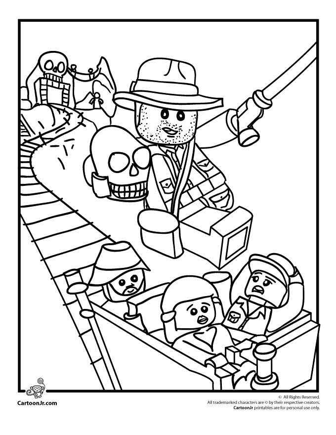 Coloriage Construction Lego fantastique à compléter - Lego à imprimer
