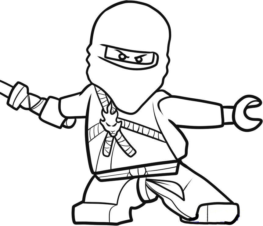 Coloriage Dessin Lego 7 - Lego à imprimer