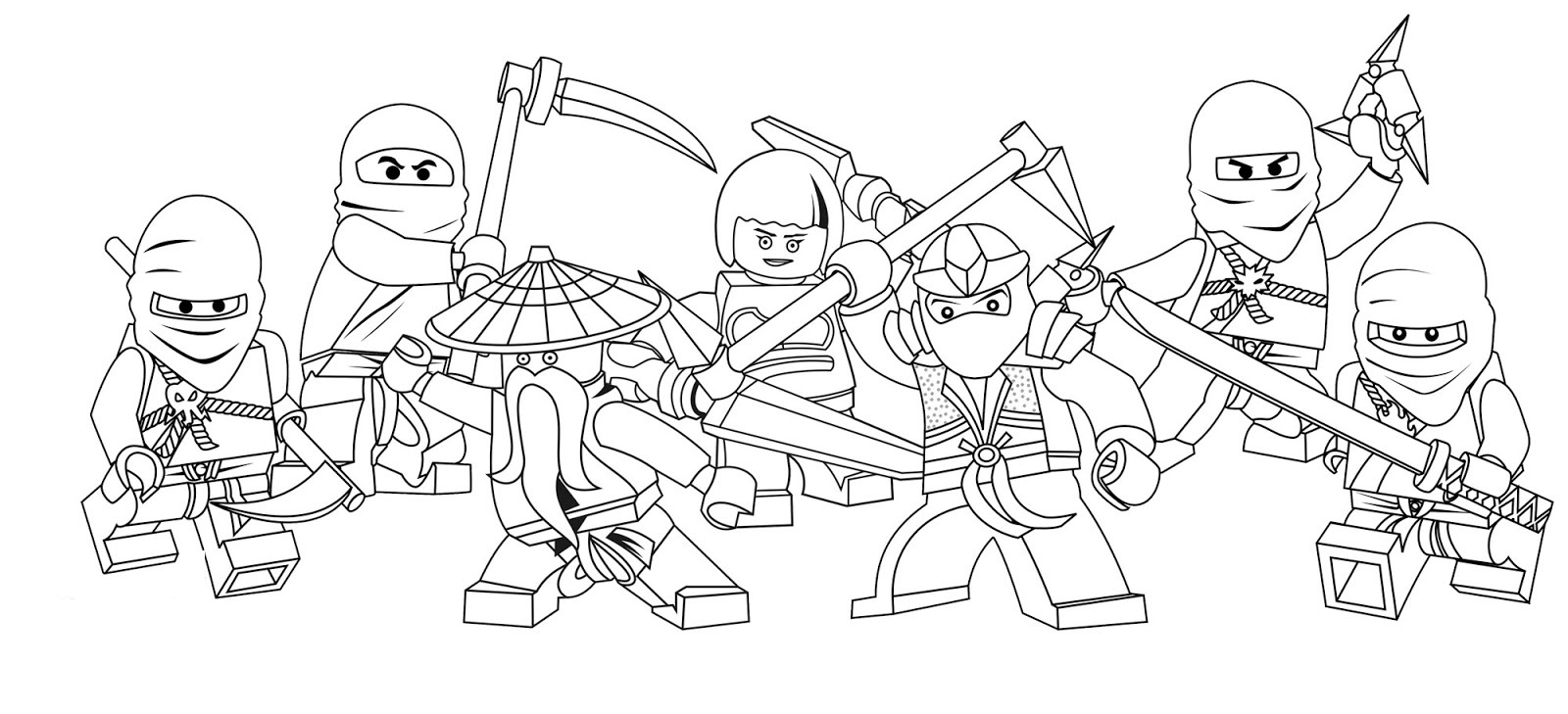 Coloriage Figurine Lego aux yeux expressifs - Lego à imprimer