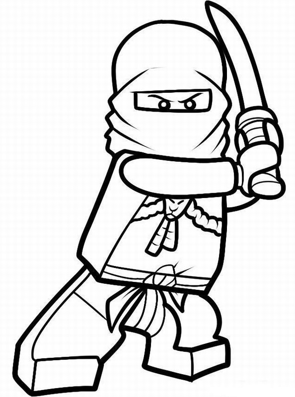Coloriage Personnage Lego en tenue de super-héros - Lego à imprimer