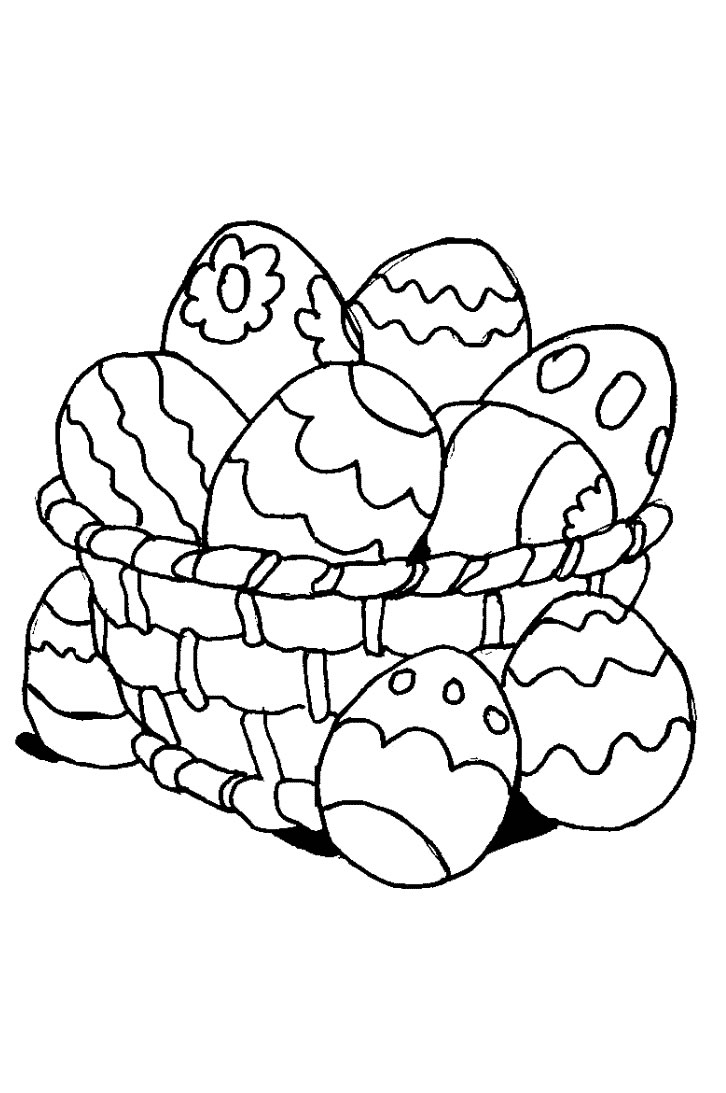Coloriage Dessin Pâques 12 - Pâques à imprimer