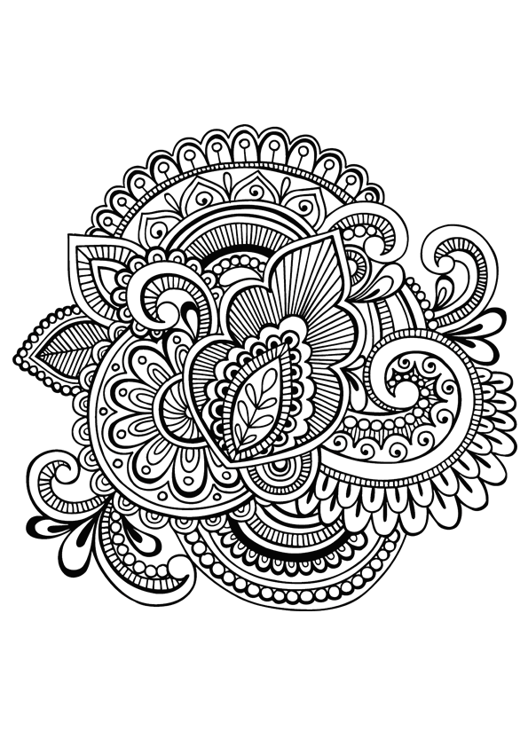Coloriage Dessin Pour Adulte - Dessin à imprimer