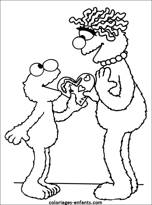 Coloriage Cupidon avec ses flèches de l'amour - Saint-Valentin à imprimer
