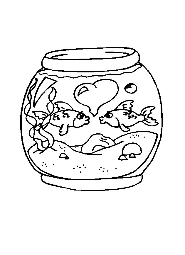 Coloriage Couple dans un jardin fleuri de Saint-Valentin - Saint-Valentin à imprimer