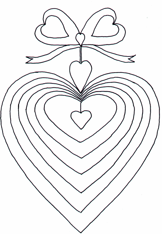Coloriage Saint-Valentin