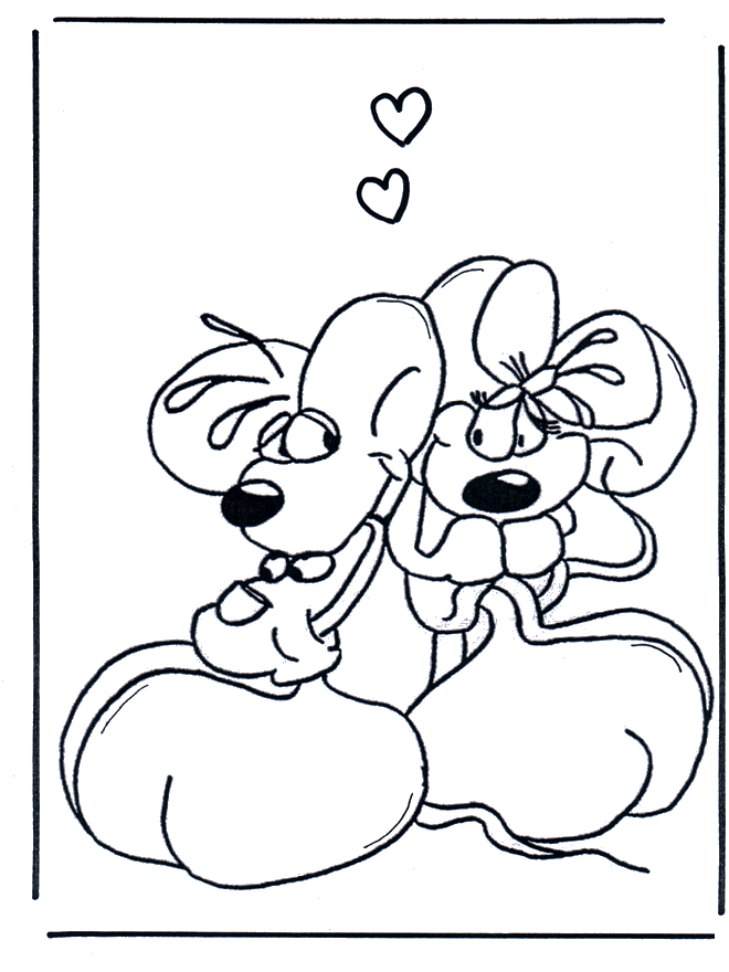 Coloriage Cupidon avec arc de flèches d'amour - Saint-Valentin à imprimer