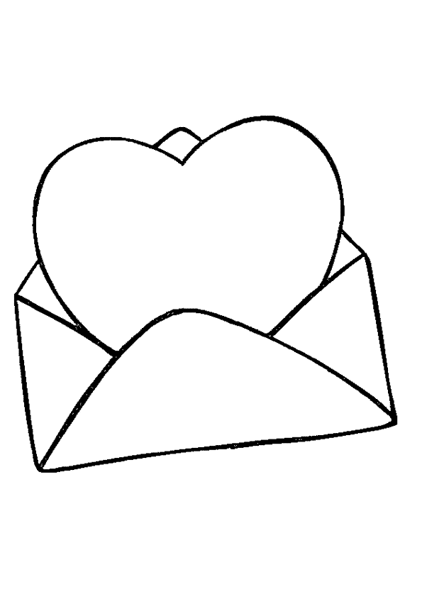 Coloriage Cupidon avec son arc pour la Saint-Valentin - Saint-Valentin à imprimer