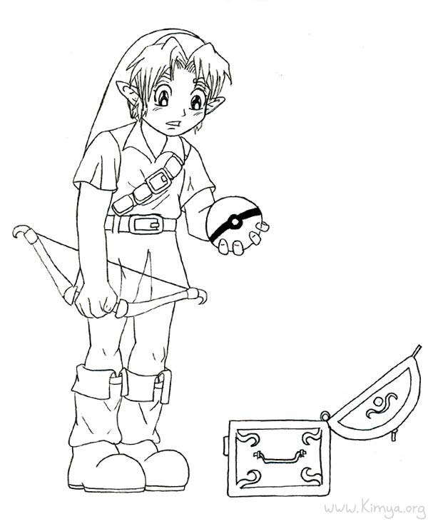 Coloriage Dessin Zelda 16 - Zelda à imprimer