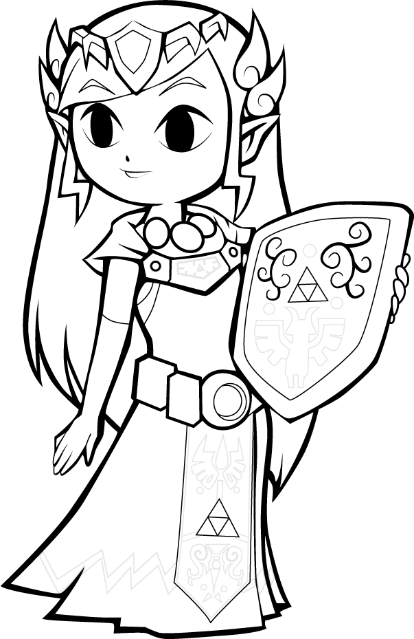 Coloriage Ganon le seigneur maléfique - Zelda à imprimer