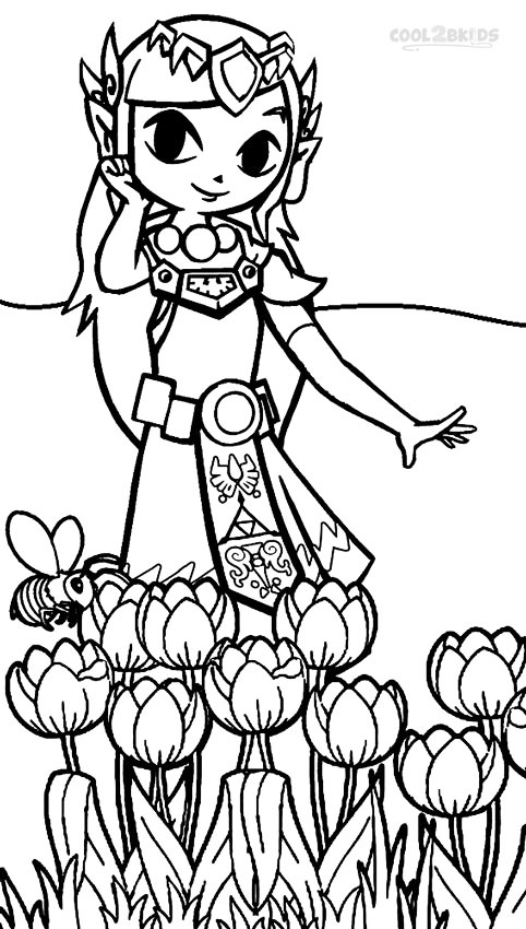 Coloriage Ganondorf l'antagoniste de Zelda - Zelda à imprimer