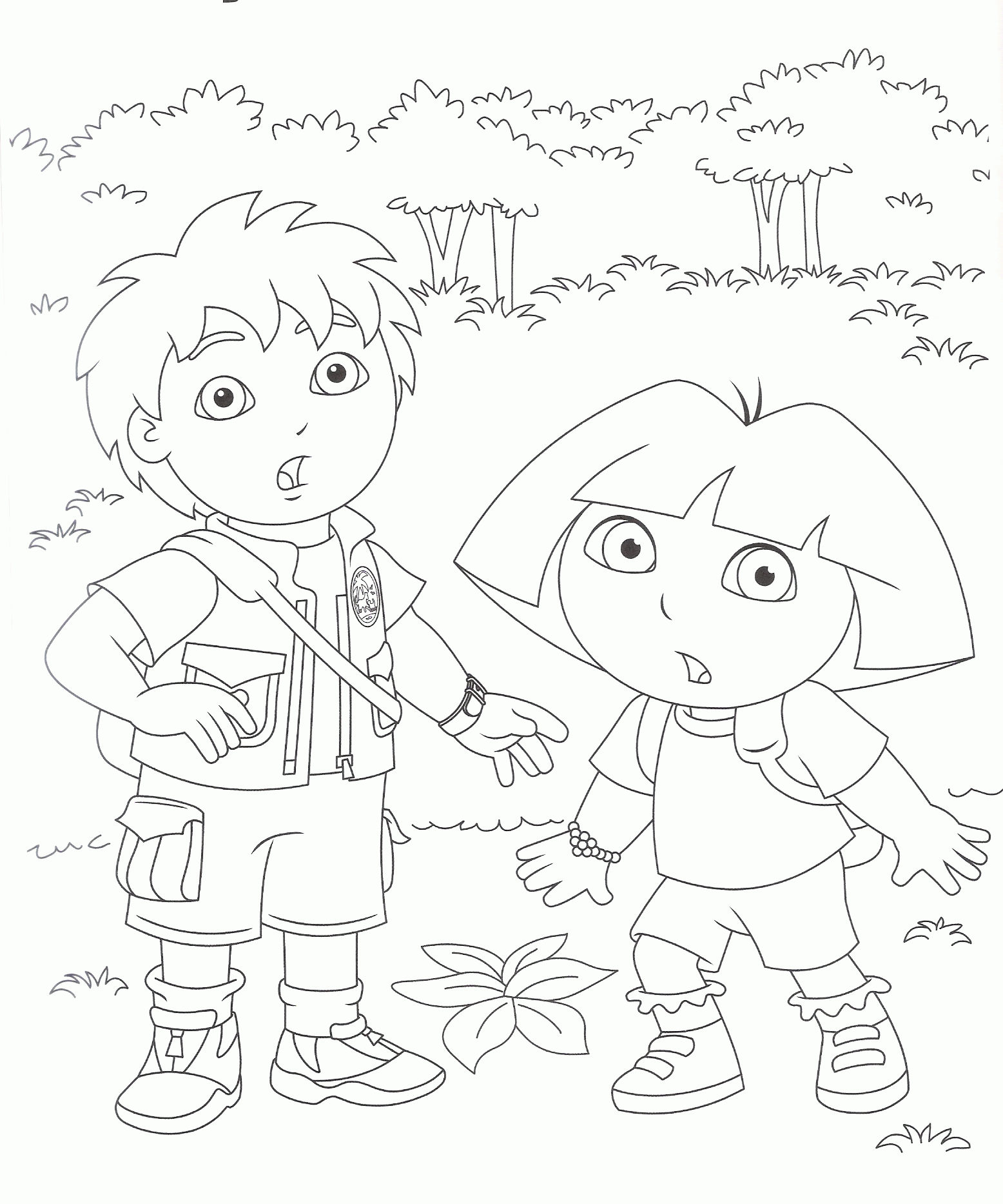 Coloriage Diego