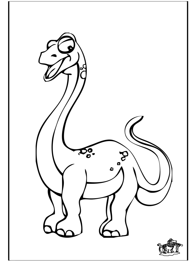 Coloriage Tyrannosaure majestueux aux dents acérées - Dinosaure à imprimer