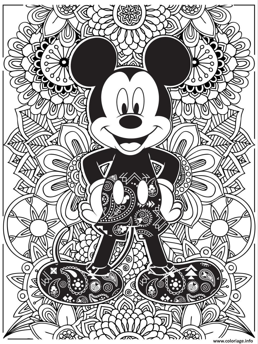 Coloriage Disney adulte