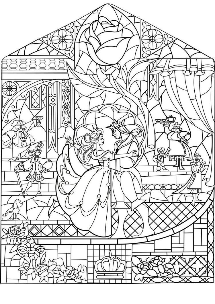 Coloriage Disney adulte