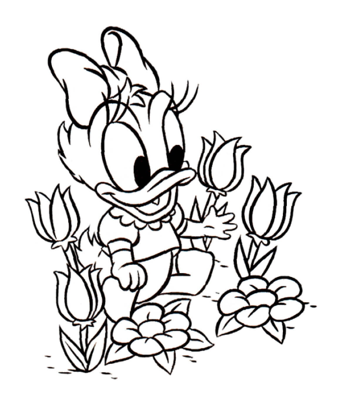 Coloriage Tulipe
