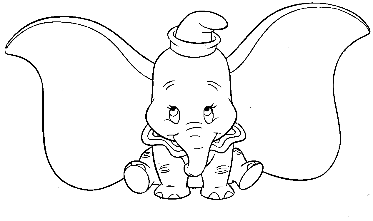 Coloriage Disney dumbo - Disney à imprimer
