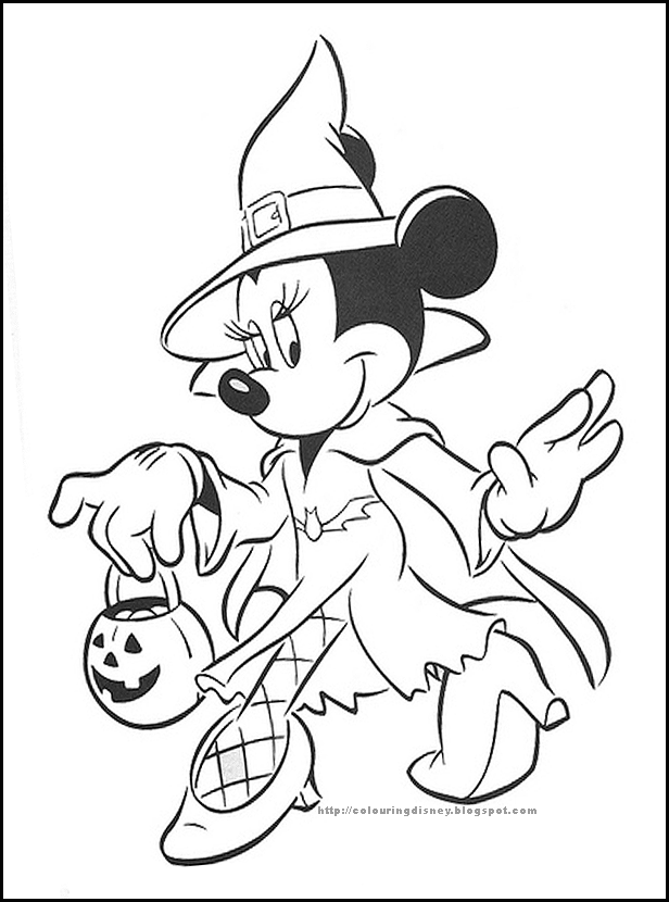 Coloriage Disney Halloween Citrouille - Halloween à imprimer