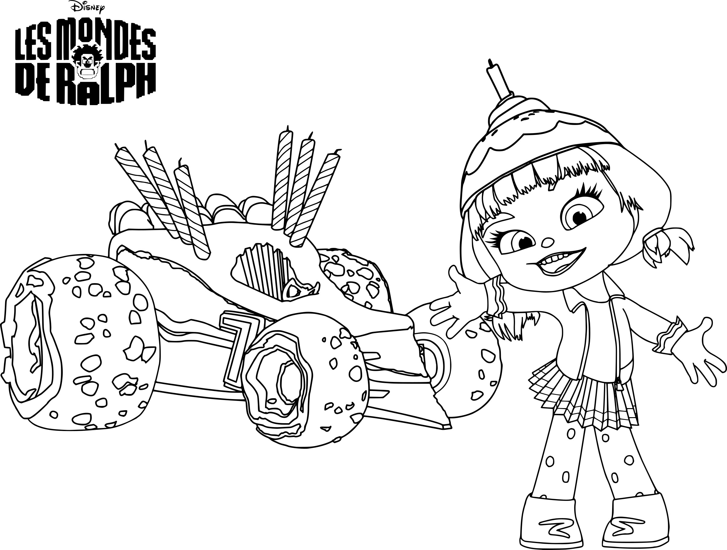 Coloriage Disney Les Mondes De Ralph - Alphabet disney à imprimer