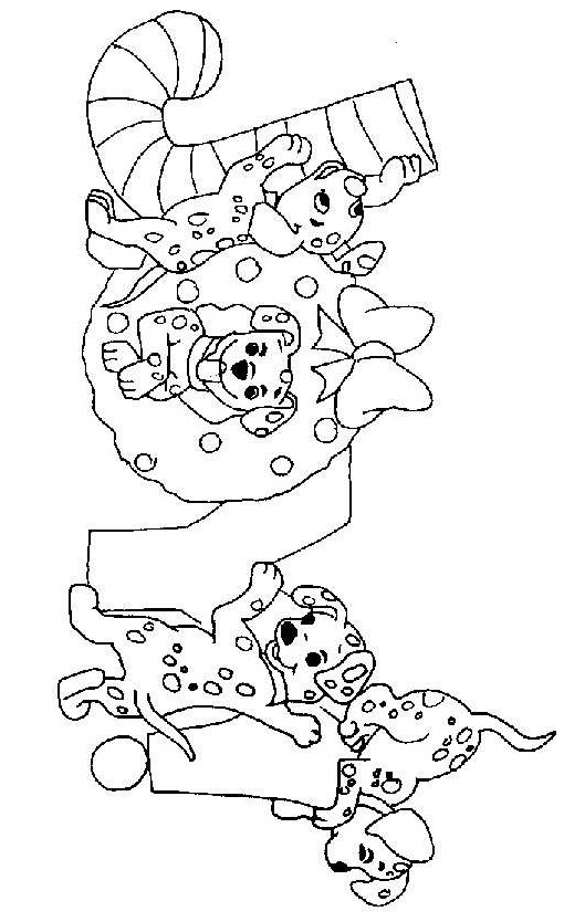 Coloriage Disney Noël 16 - Noël Disney à imprimer