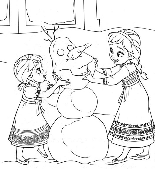 Coloriage Disney Noël Reine Des Neiges - Noël Disney à imprimer