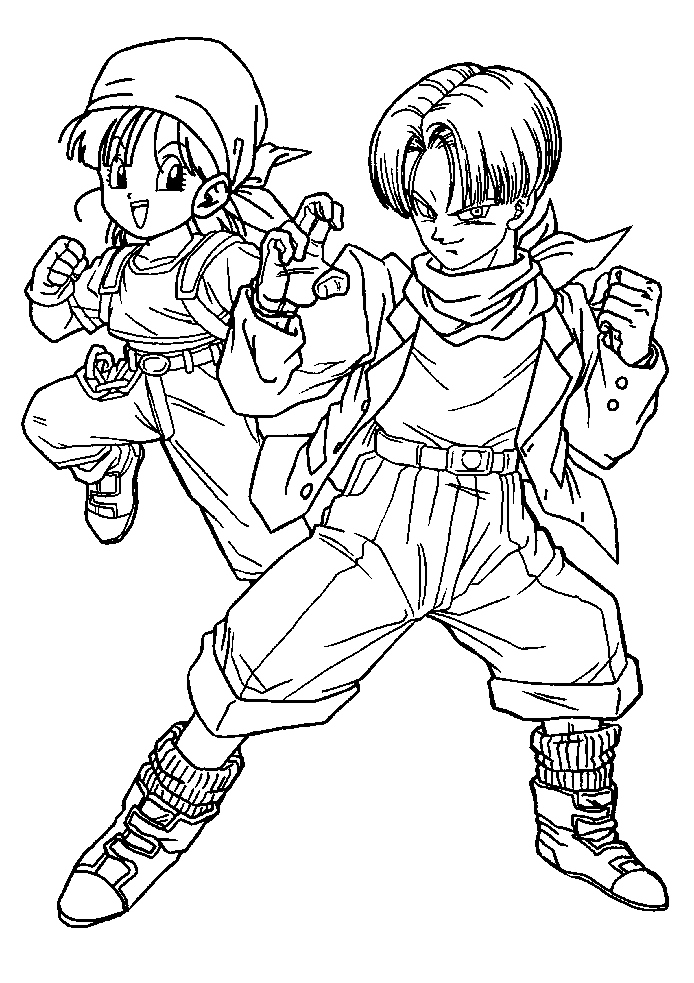 Coloriage Dragon Ball Z - Vegeta le prince - Dragon ball z à imprimer