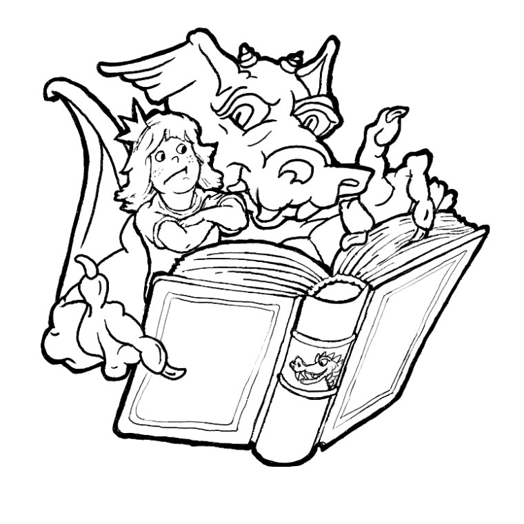 Coloriage Dragon Difficile - Dragon à imprimer