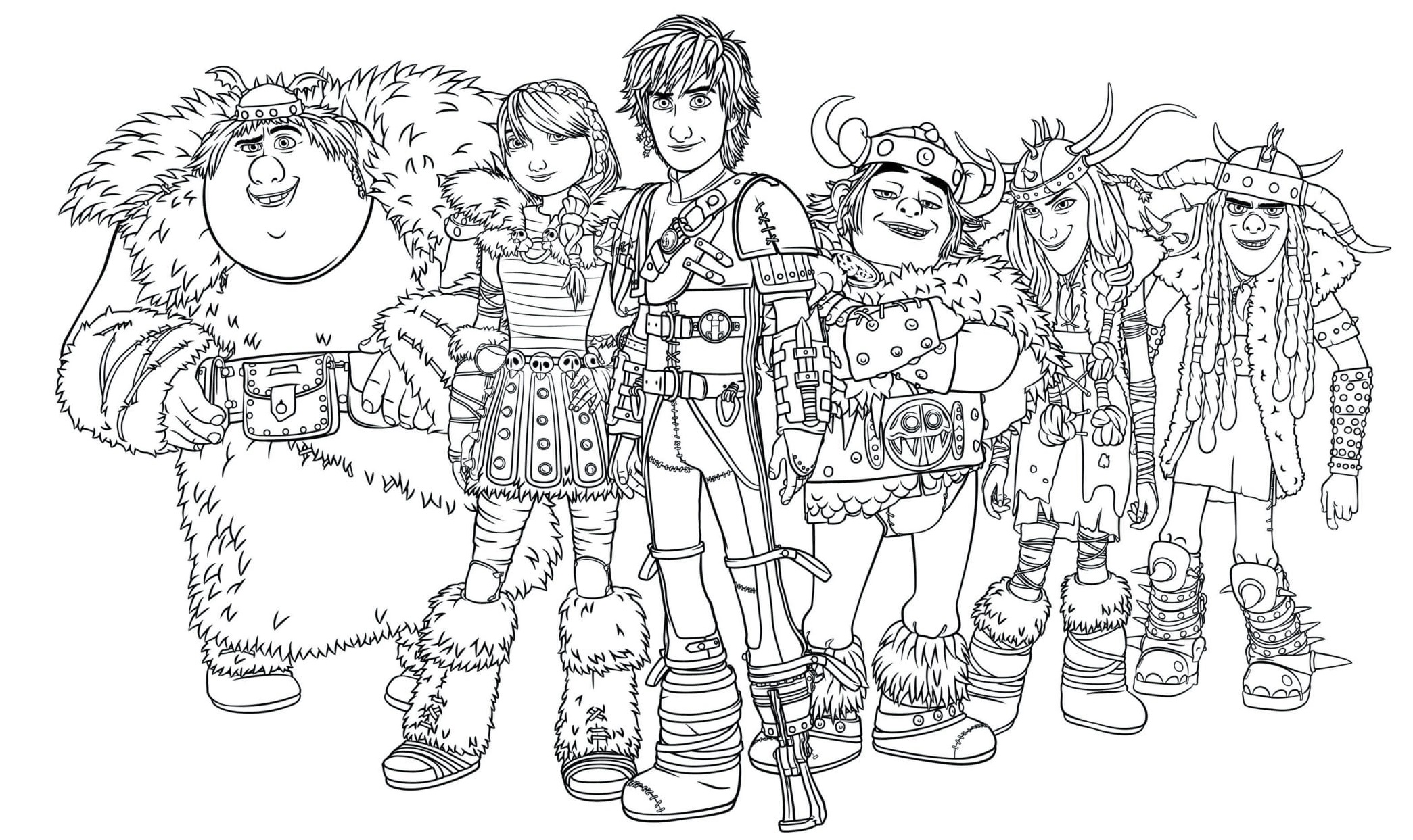 Coloriage Dragon Riders How To Train Your Dragon - Dragon à imprimer