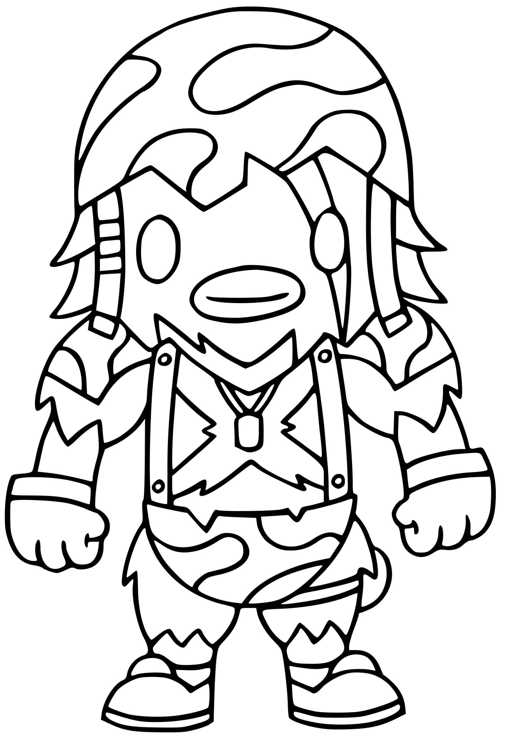 Coloriage Eggsplosive - Fortnite à imprimer