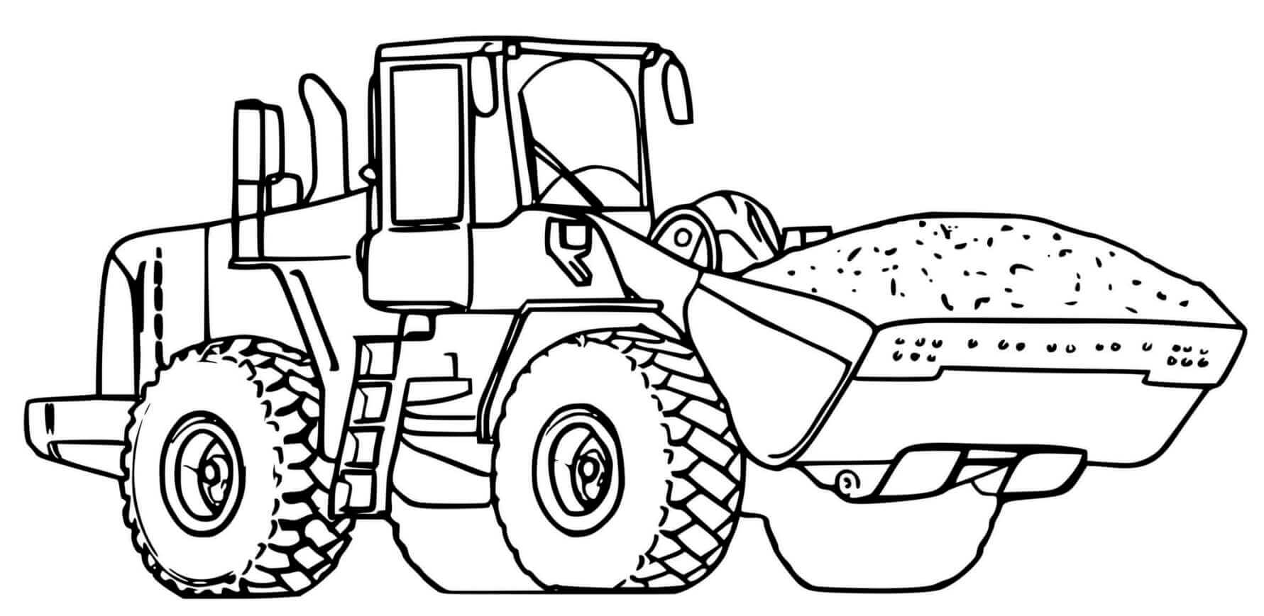Coloriage Chantier