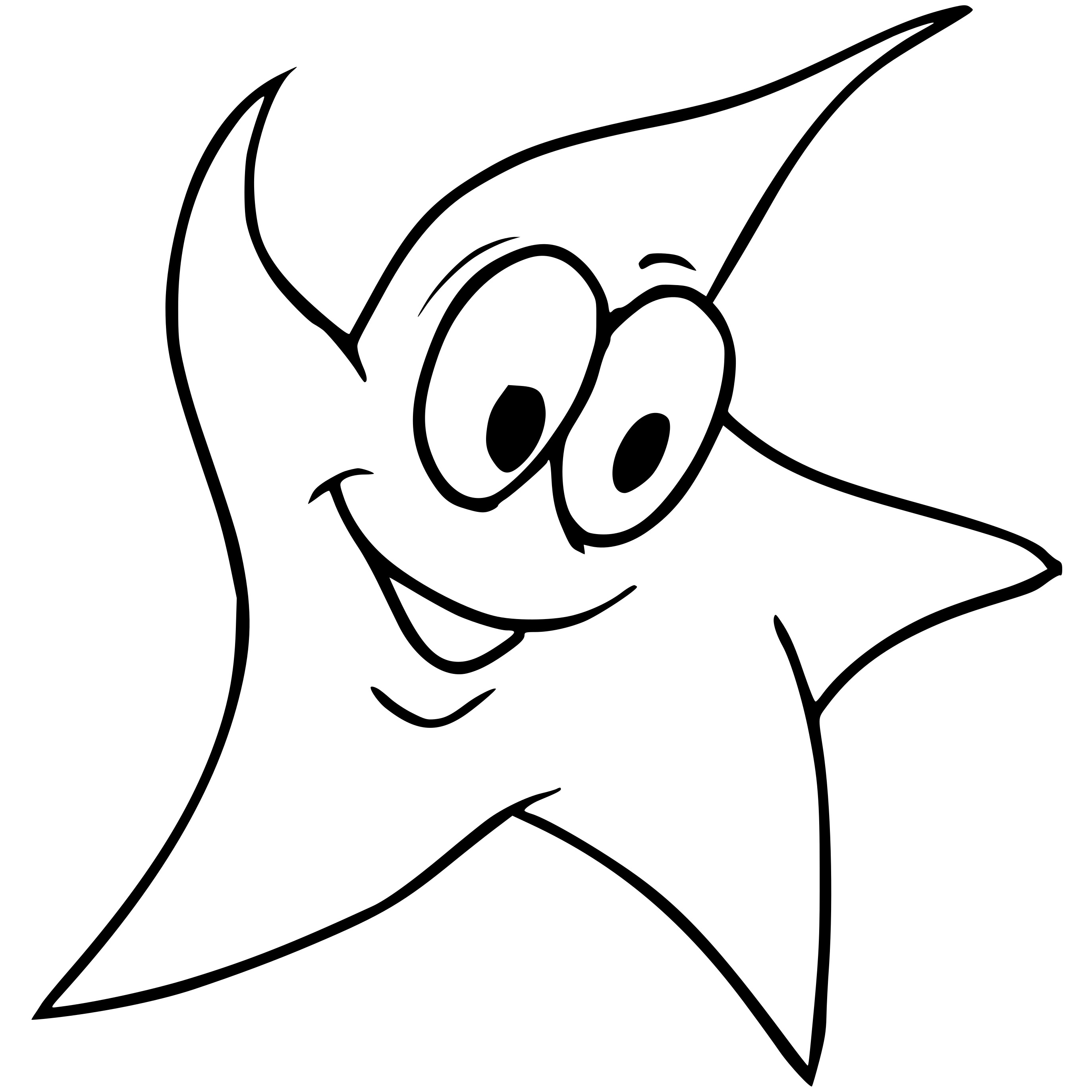 Coloriage Étoile Mignonne - Étoile à imprimer