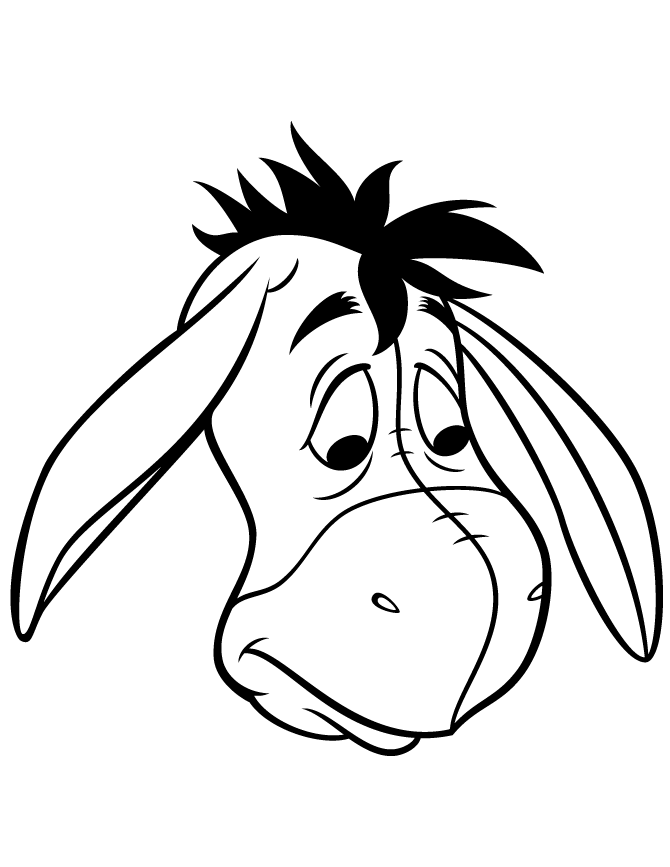 Coloriage Compagnon adorable aux grands yeux - Facile à imprimer