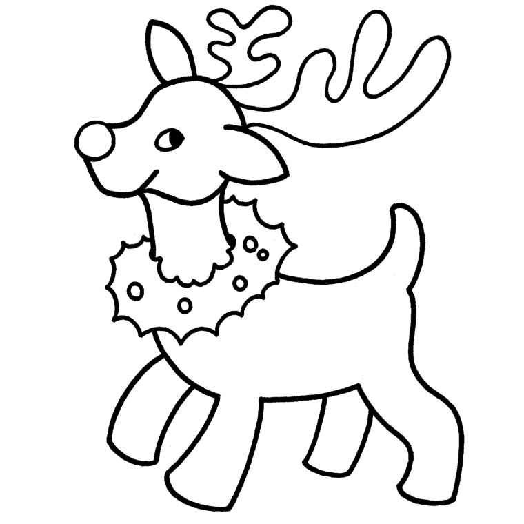 Coloriage Facile Noël A Imprimer Gratuit - Noël à imprimer