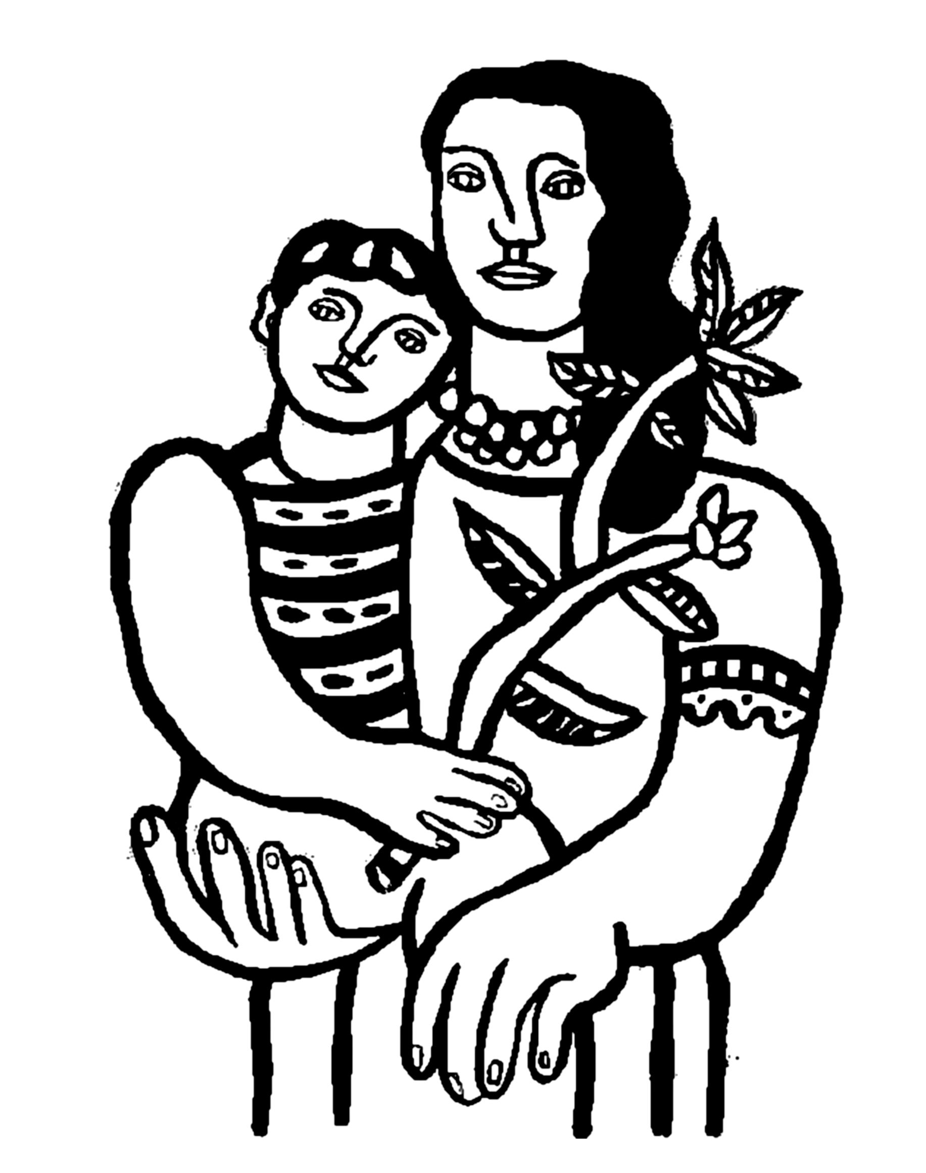 Coloriage Fernand Léger - Art à imprimer