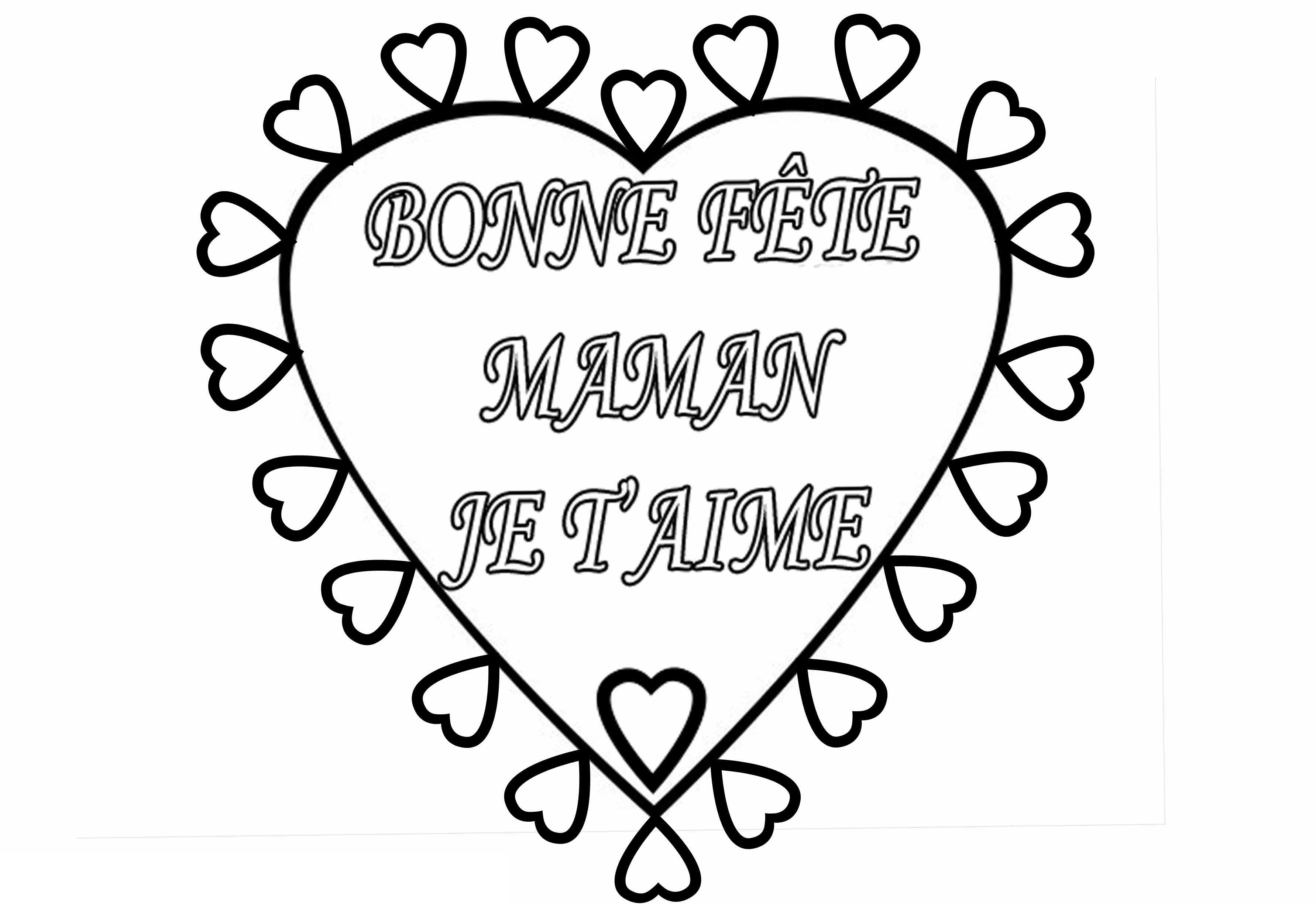 Coloriage Femme entourée de roses et cadeaux - Fête des mères à imprimer