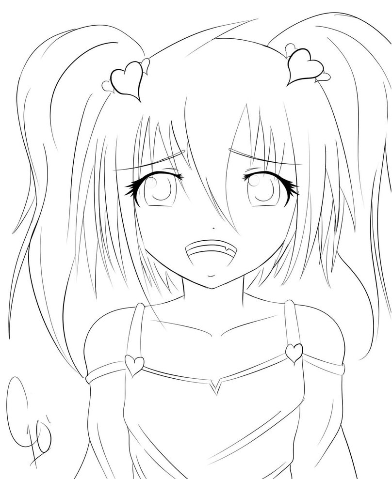 Coloriage Manga