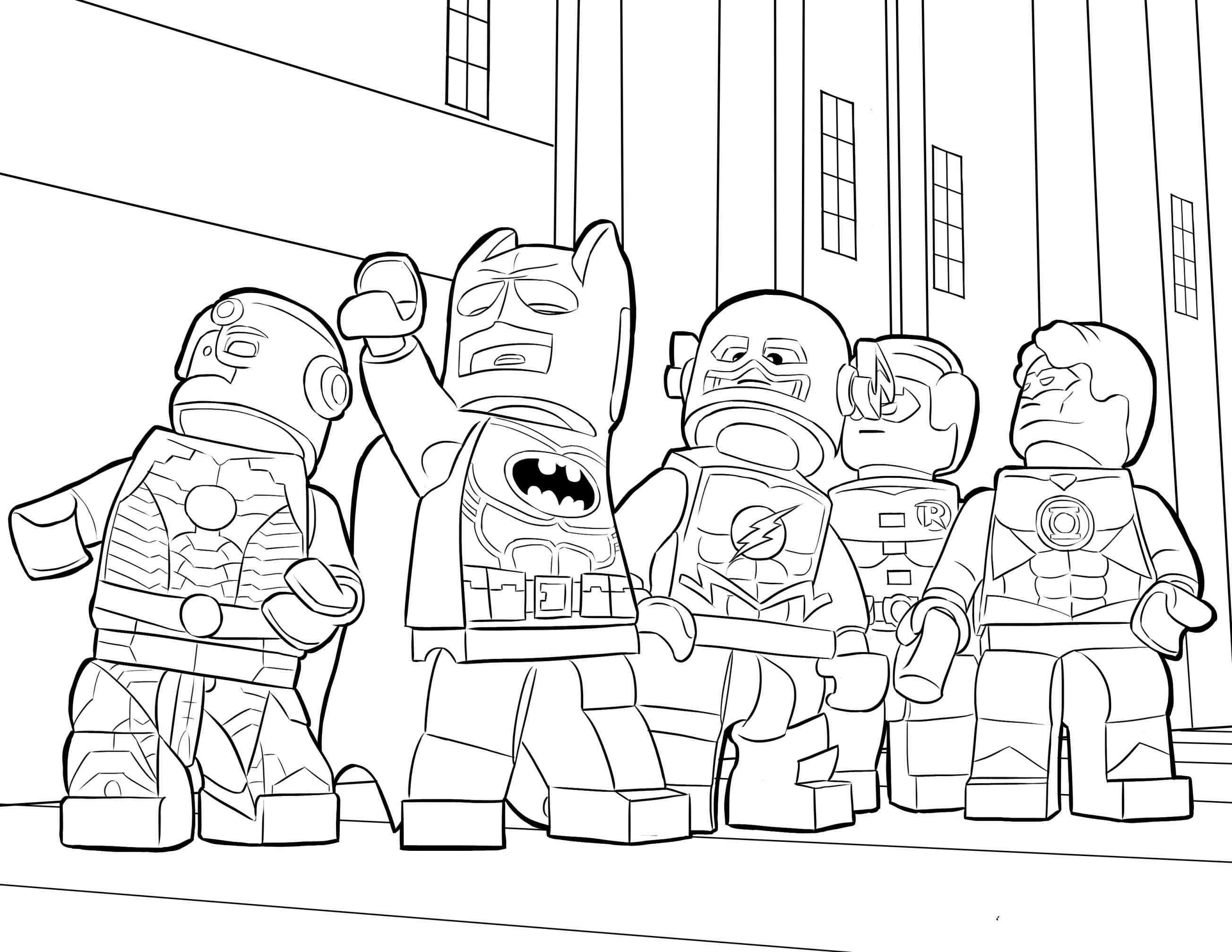 Coloriage Flash Lego Et Super Héros Batman Ironman - Flash super héros à imprimer