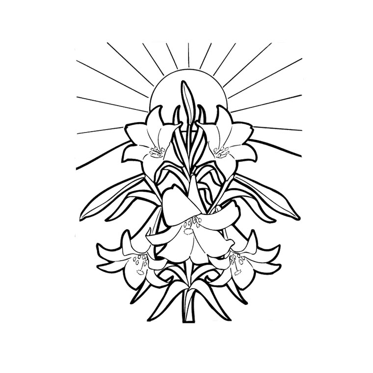 Coloriage Fleur Tropicale - Fleurs à imprimer