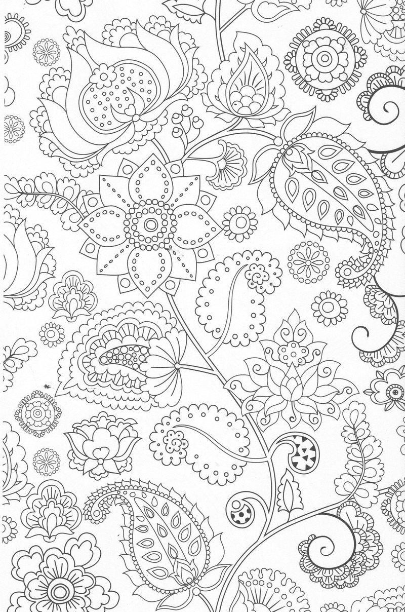 Coloriage Fleurs Mandala Adulte Zen Anti Stress - Adulte à imprimer