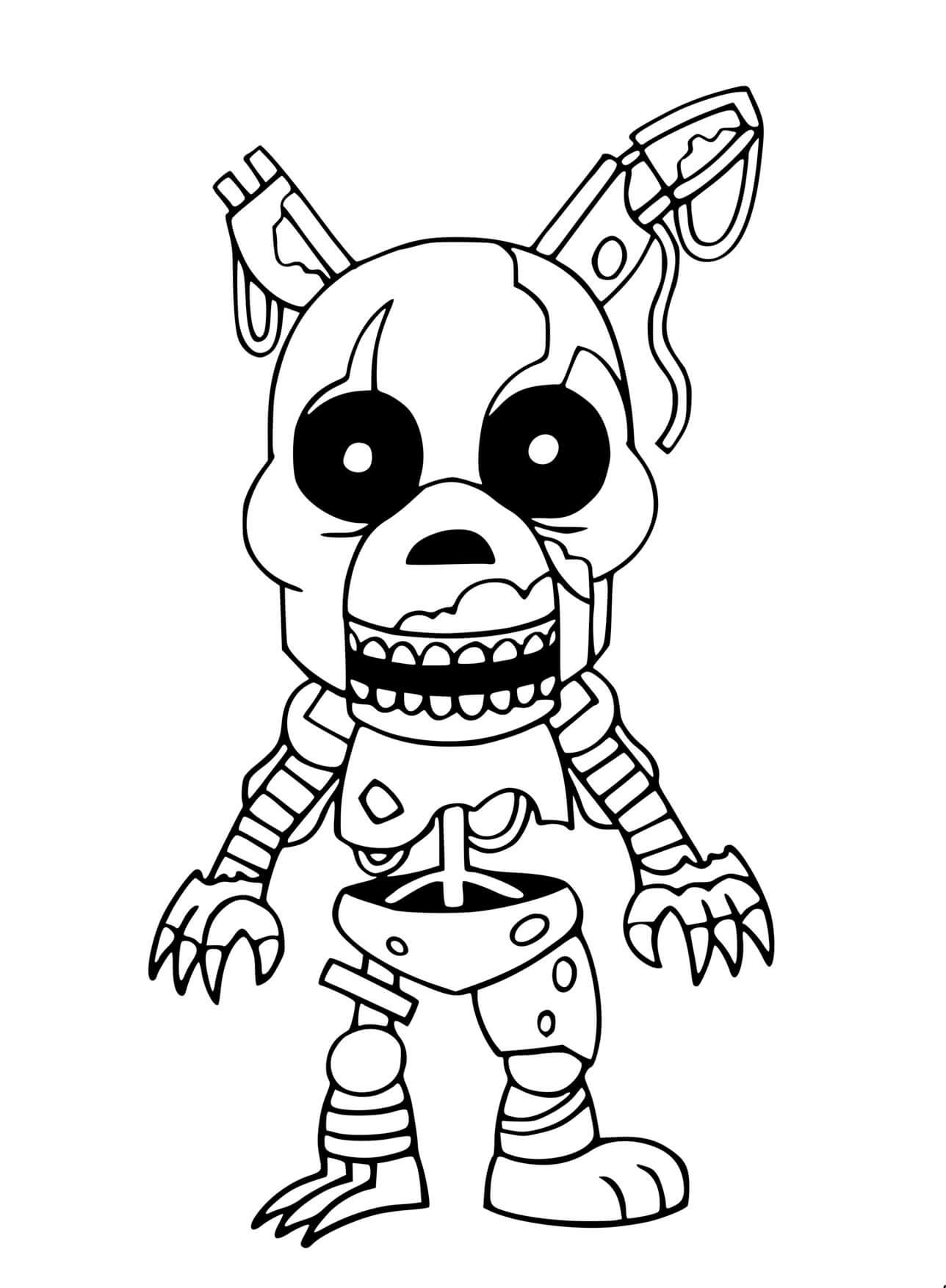 Coloriage Fnaf 9 Security Breach - FNAF à imprimer