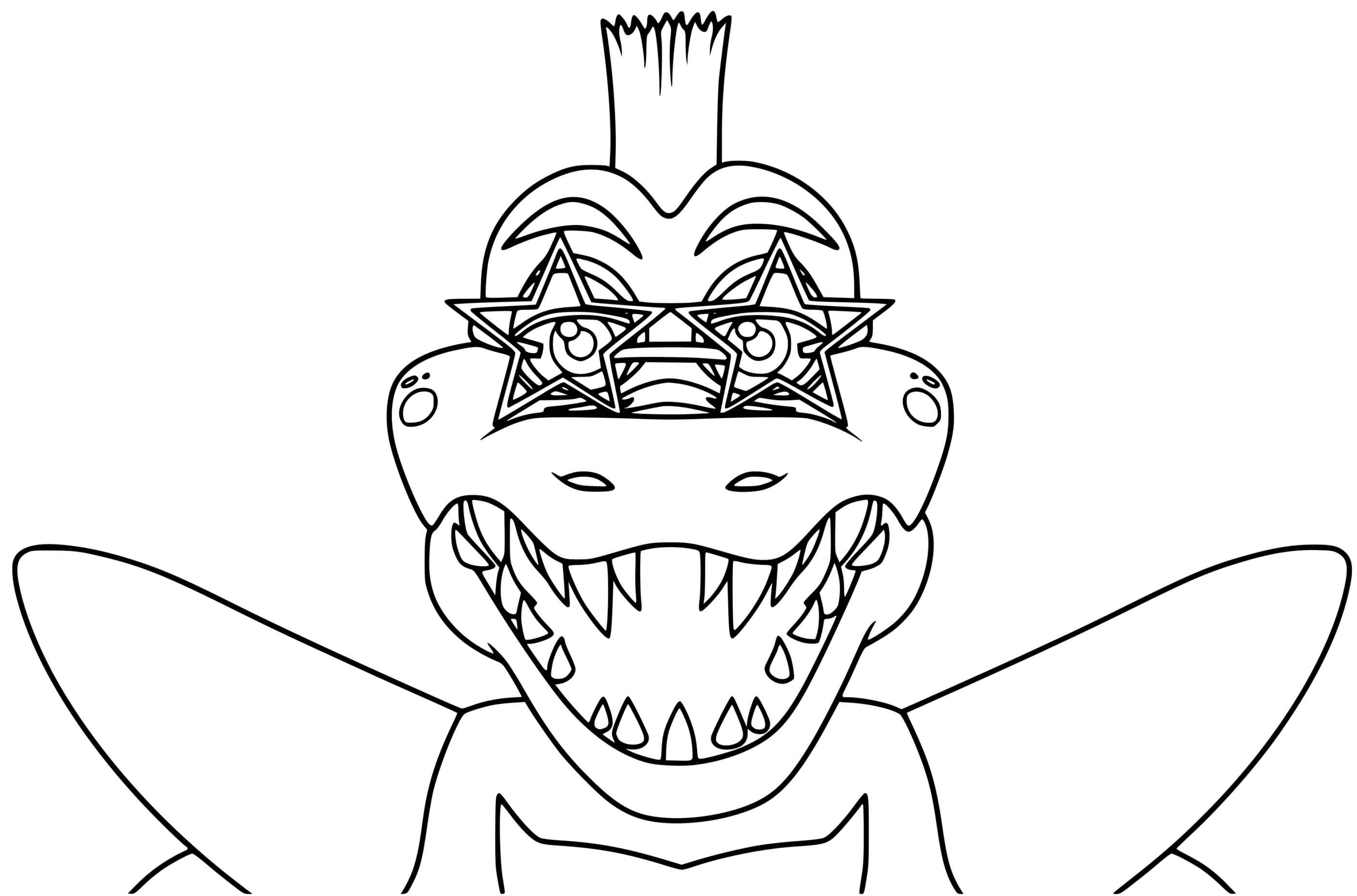 Coloriage Fnaf9 Montgomery - FNAF à imprimer