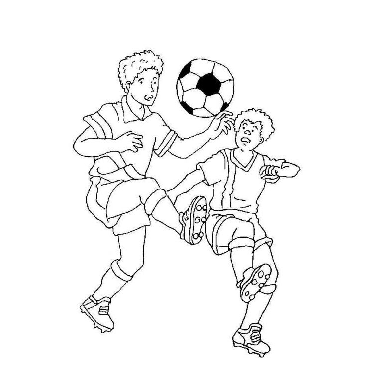 Coloriage Foot De France - Foot à imprimer