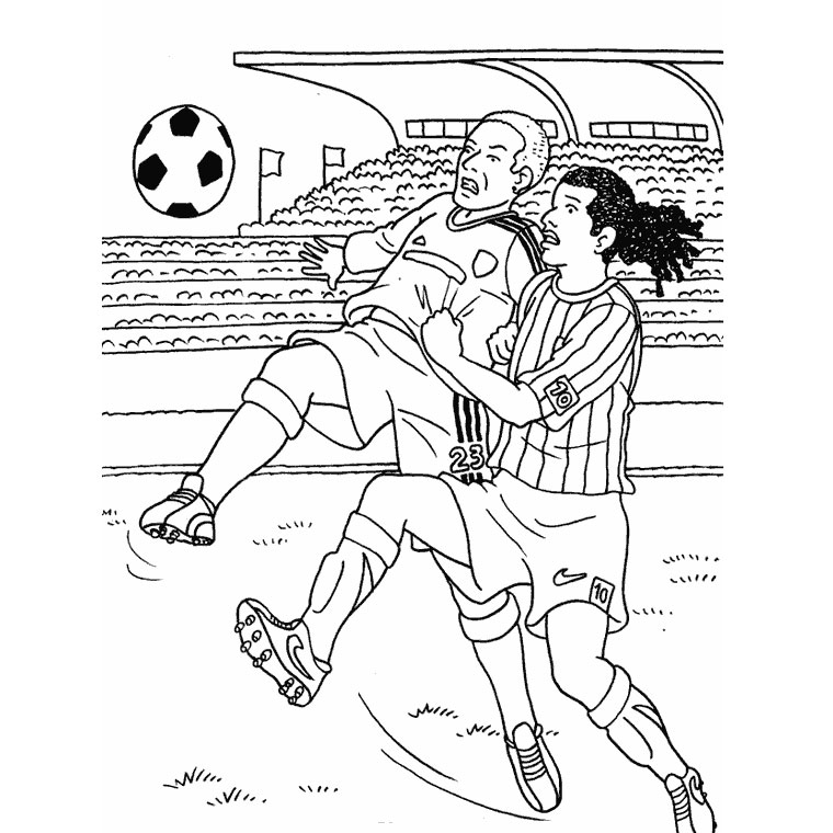 Coloriage Foot Équipe De France - Foot à imprimer