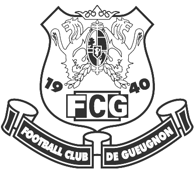 Coloriage FC Gueugnon Logo - Foot à imprimer