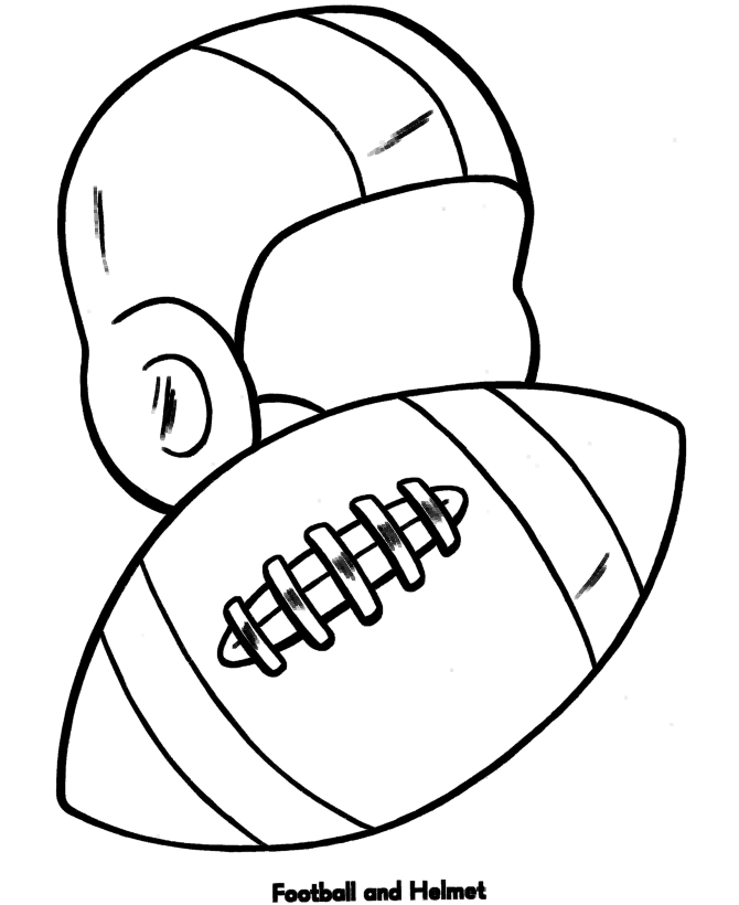 Coloriage Football Facile 12 - Facile à imprimer