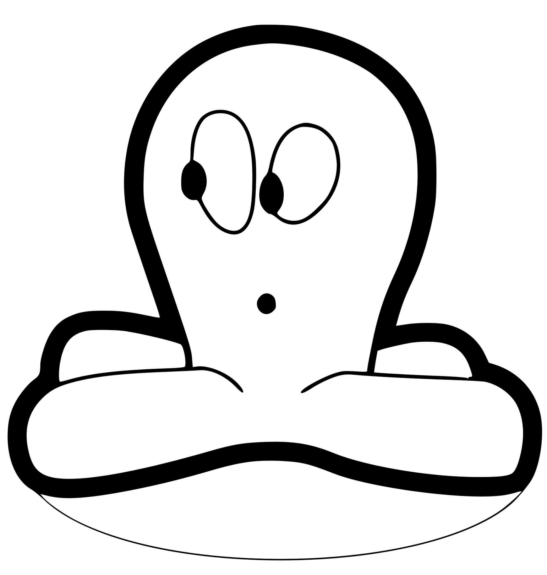 Coloriage Fred De Pocoyo - Pocoyo à imprimer