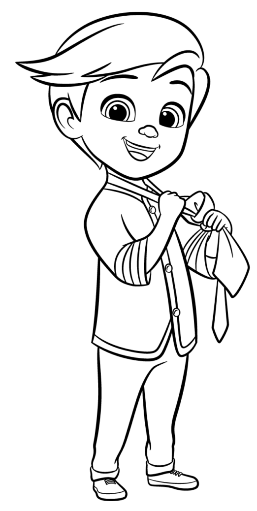 Coloriage Frere Tim De Baby Boss - Baby boss à imprimer