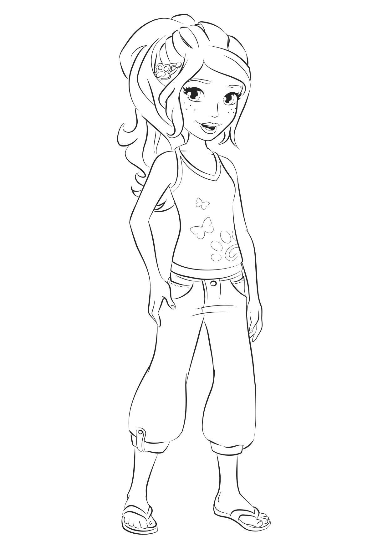 Coloriage Friends Mia - Gulli à imprimer