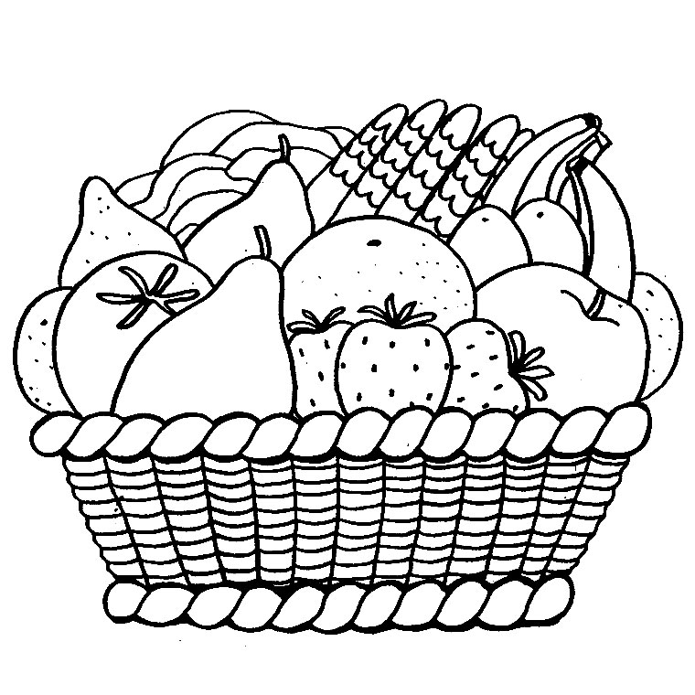 Coloriage Banane en grappe tropicale - Fruits à imprimer